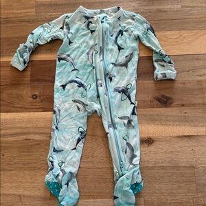 Posh Peanut Teal Dolphin Adventure Footie
